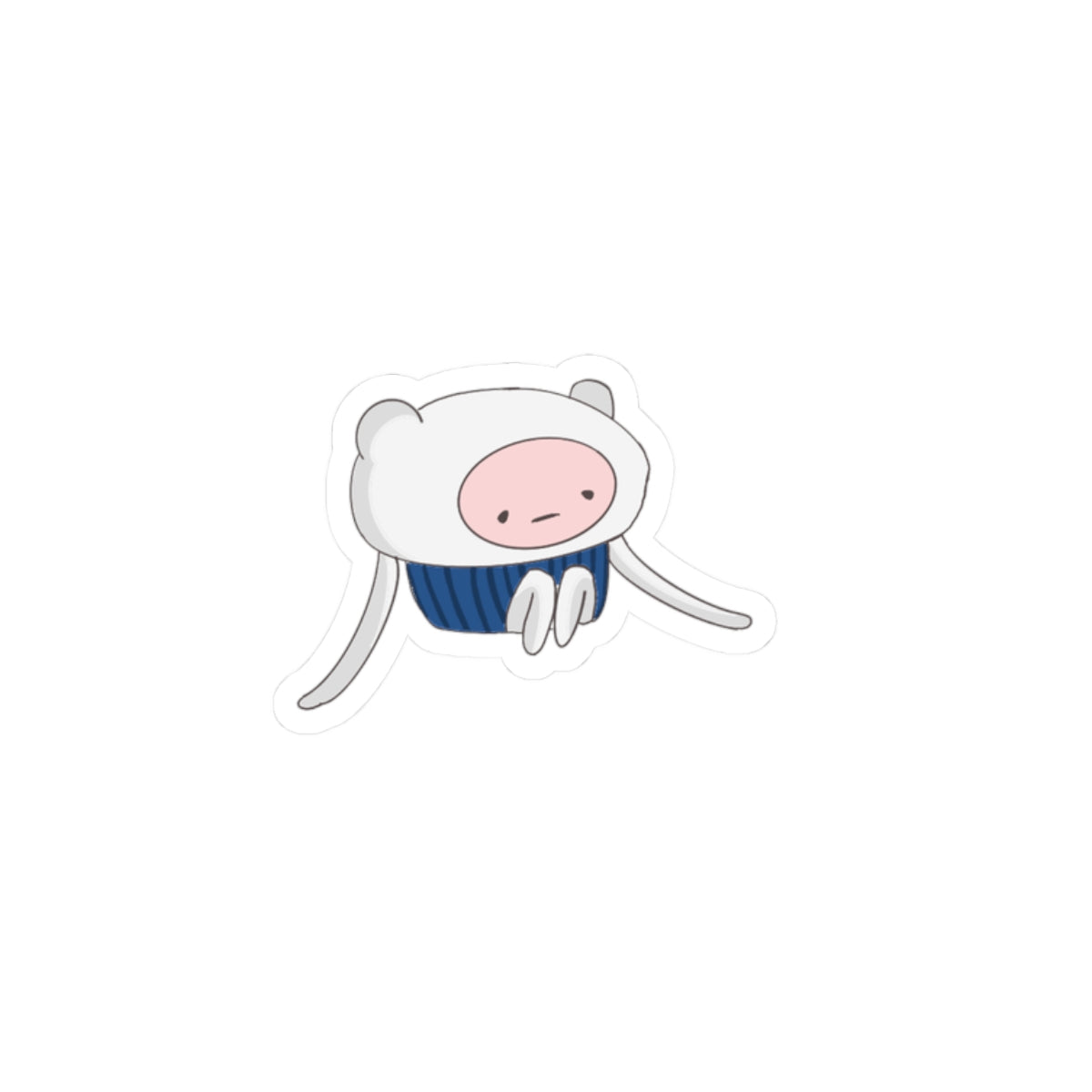 adventure time finn cake Kawaii Laptop & Water Bottle Decal