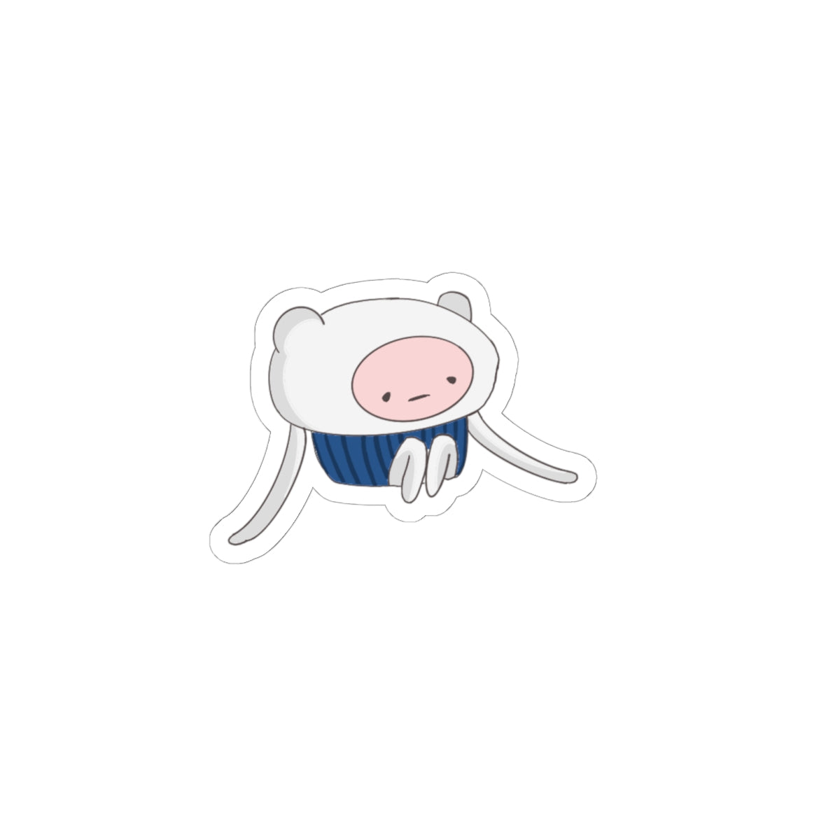 adventure time finn cake Kawaii Laptop & Water Bottle Decal