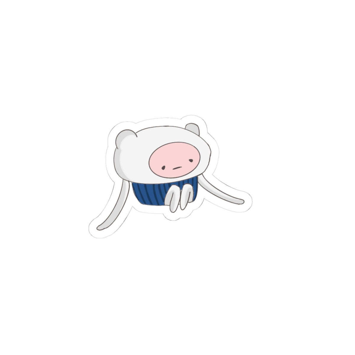 adventure time finn cake Kawaii Laptop & Water Bottle Decal